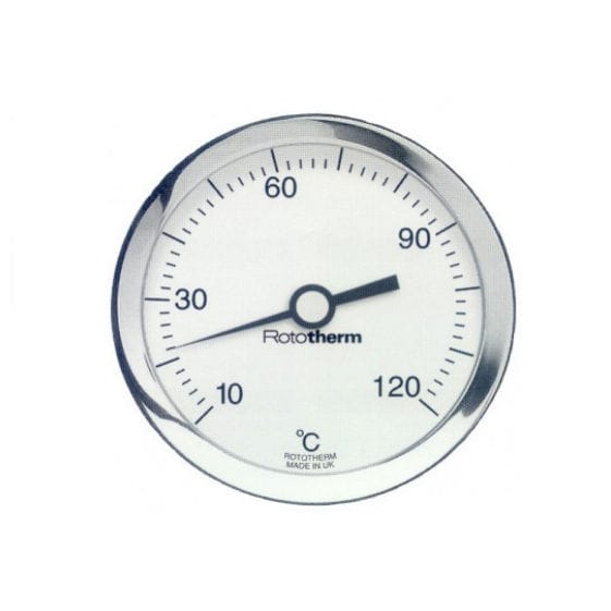 Bimetallic thermometer BL3 series British Rototherm Co. Ltd dial