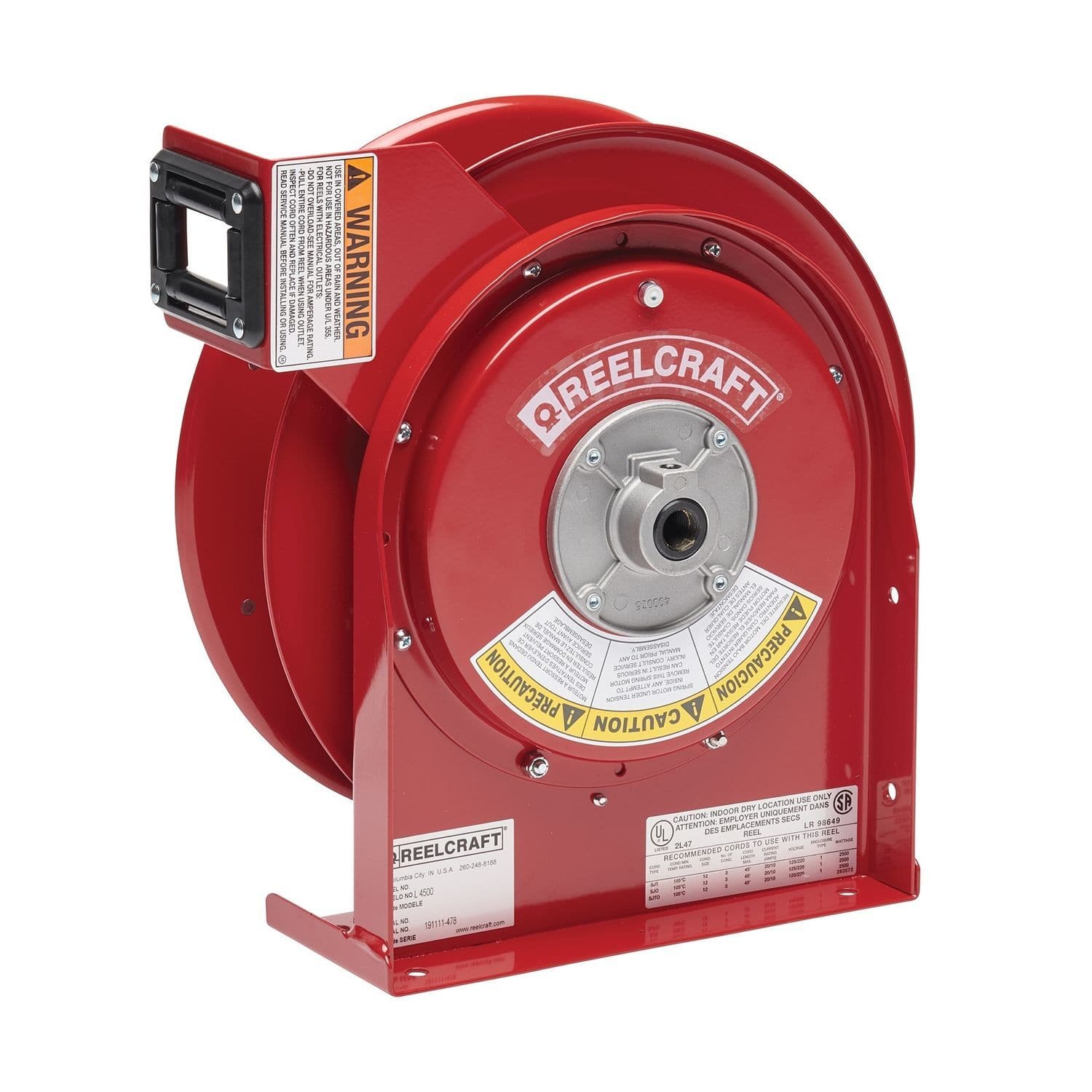 Cable reel - L 4500 - Reelcraft Industries, Inc. - self-retracting ...