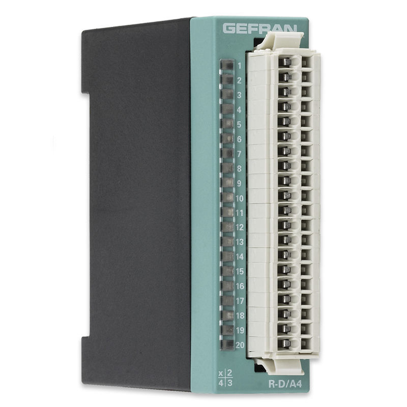 Analog output module RD series GEFRAN 4 analog outputs / 16