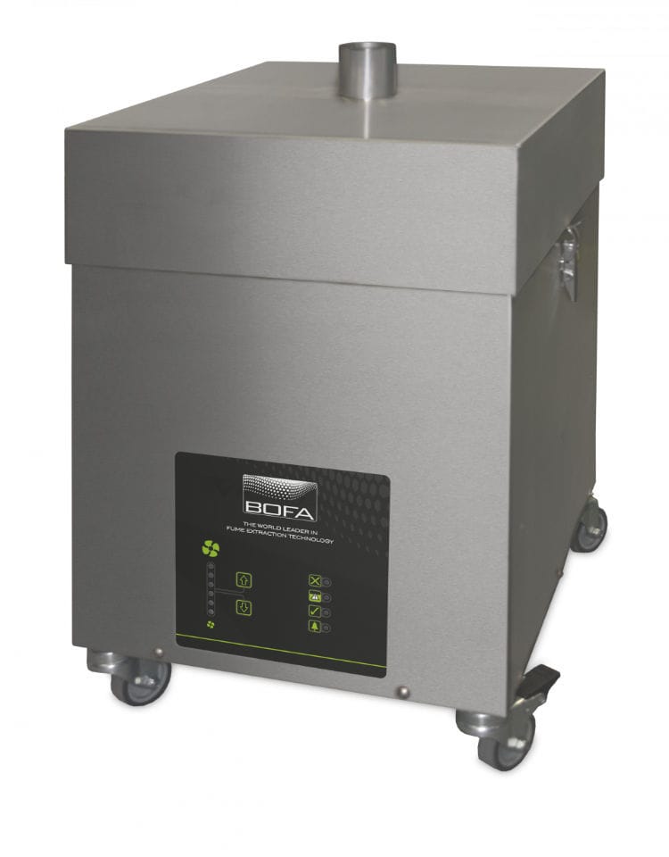 Mobile fume extractor AD Fusion BOFA International laser