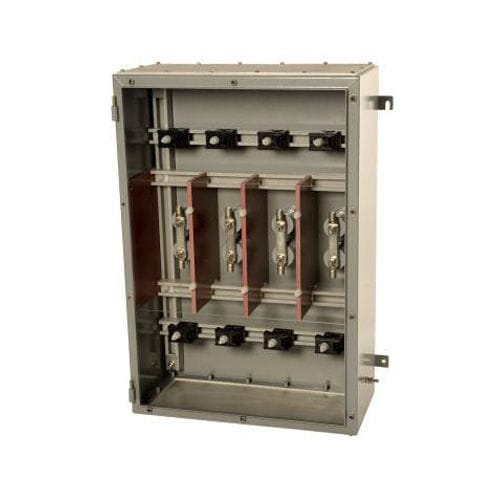 Equipped electrical enclosure HVJB A2S Advanced Safety Solutions wallmounted / stainless