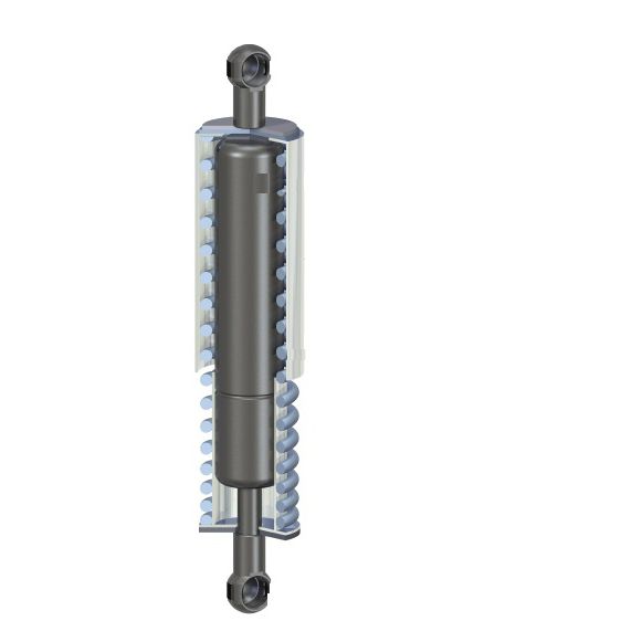 Gas spring with dynamic damping LIFTOMAT STABILUS