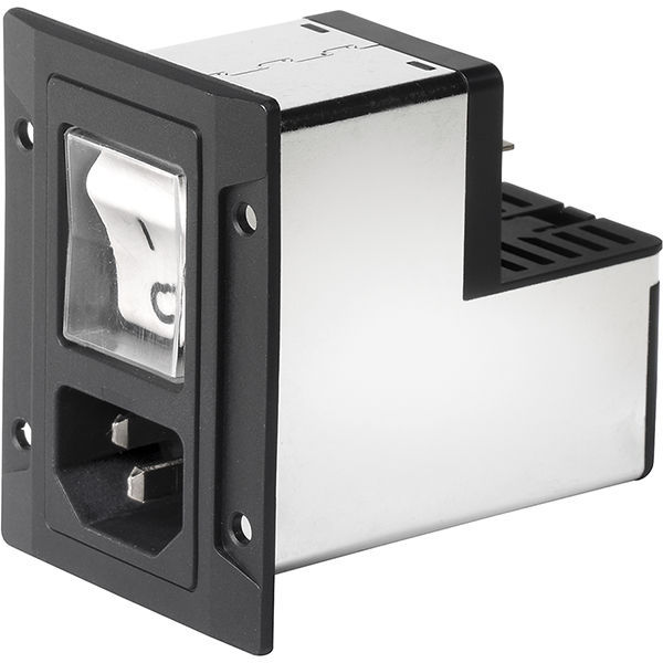 Power entry module with switch DG12 series SCHURTER integrated