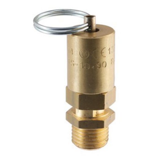 Compressed air safety valve 14A NOSTRALI for steam / pneumatic / cartridge