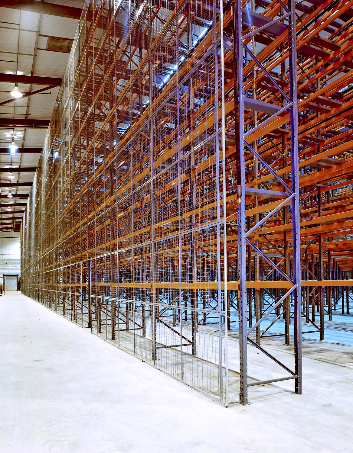 Fallarrest grate système MUSCA TROAX for pallet racks