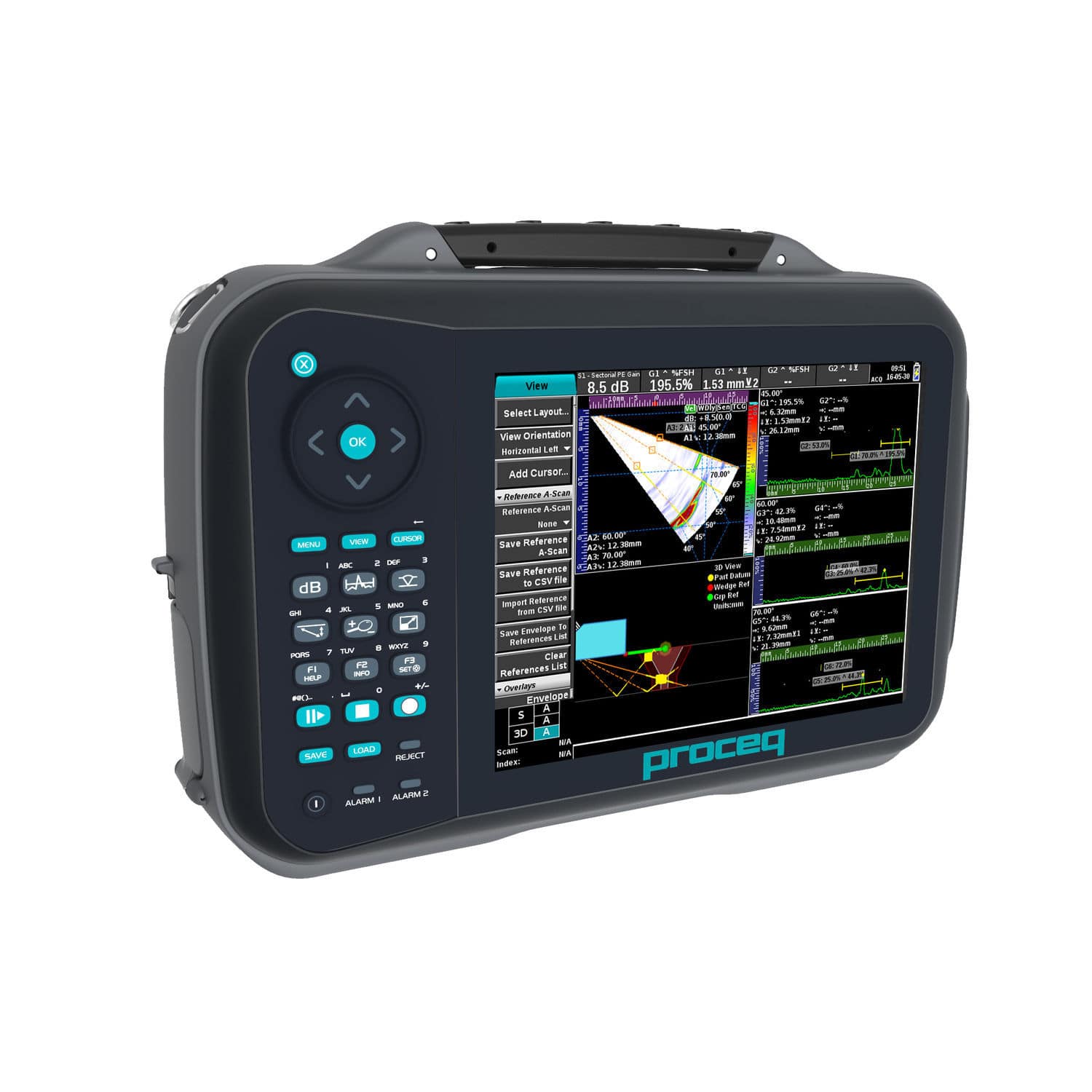 Ultrasonic flaw detector Proceq Flaw Detector 100 Proceq phased