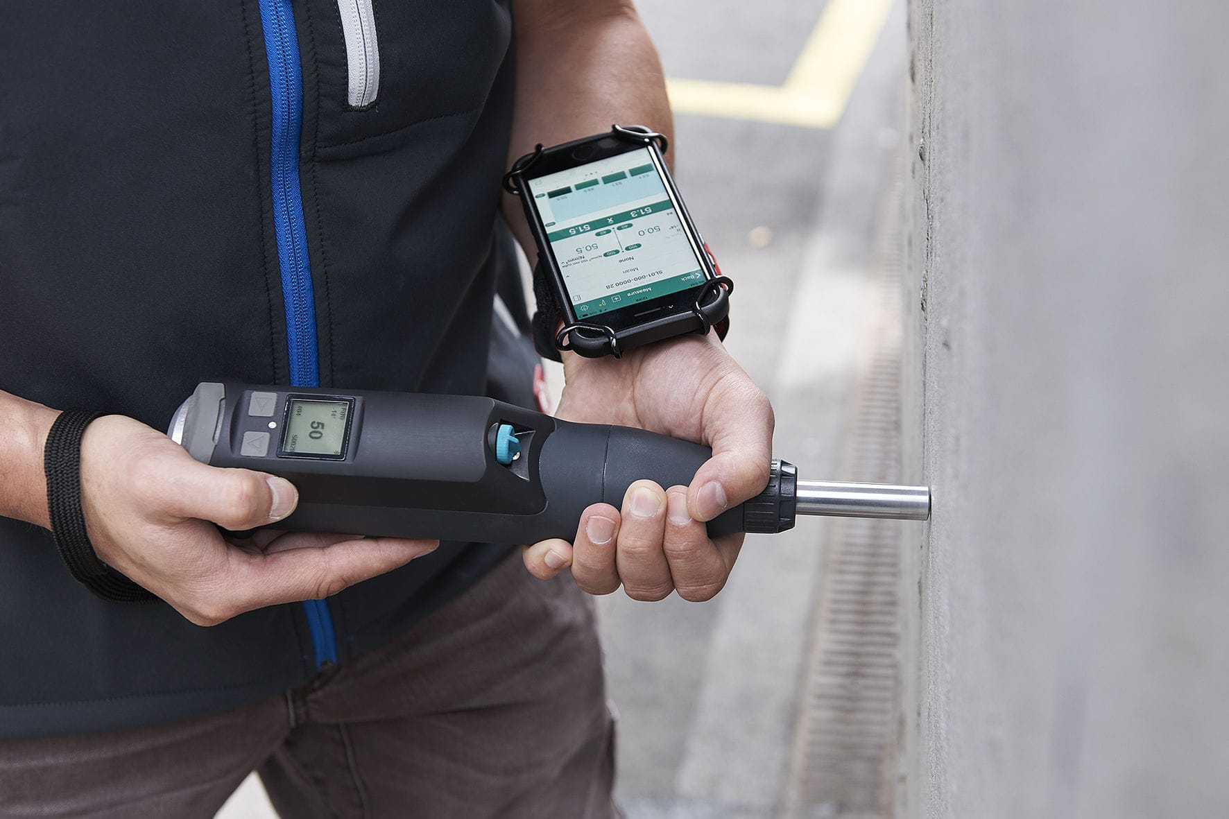 Concrete test hammer Original Schmidt OS8000 Proceq rebound