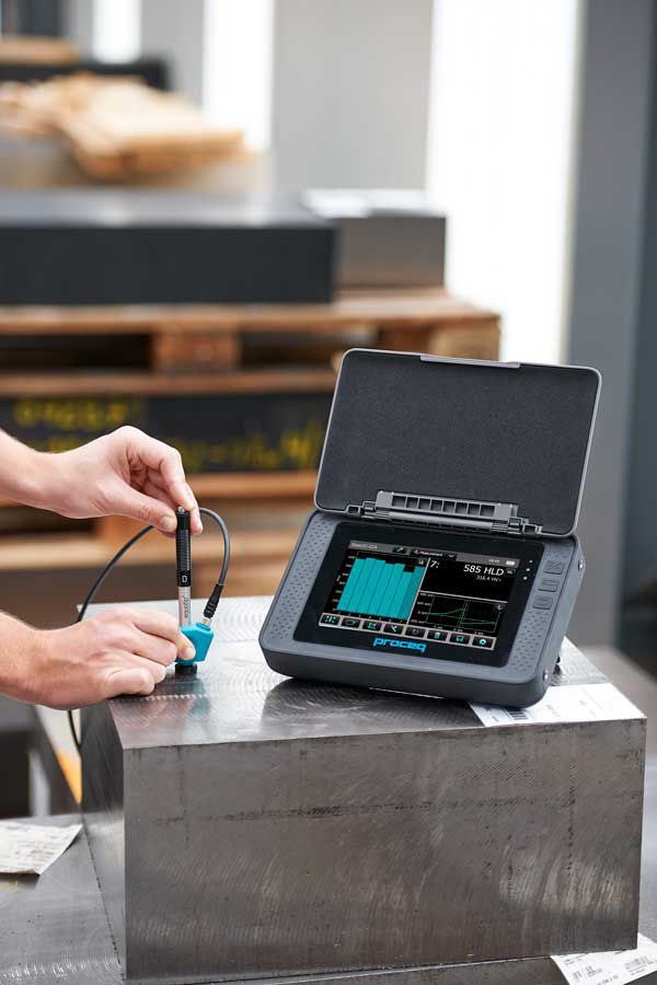 Leeb hardness tester Equotip 550 Leeb Proceq portable / digital