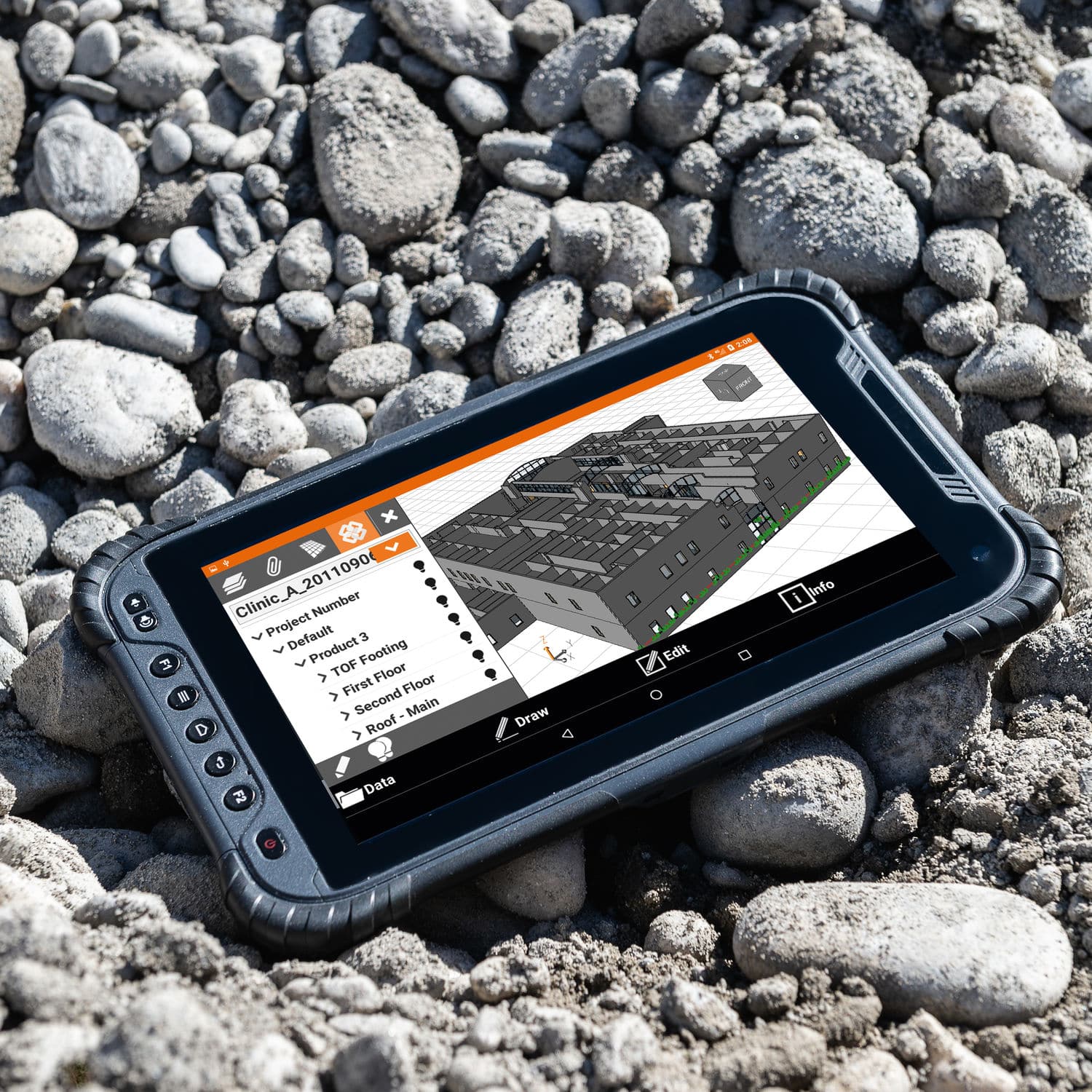Rugged field controller Zenius800 GeoMax GPS