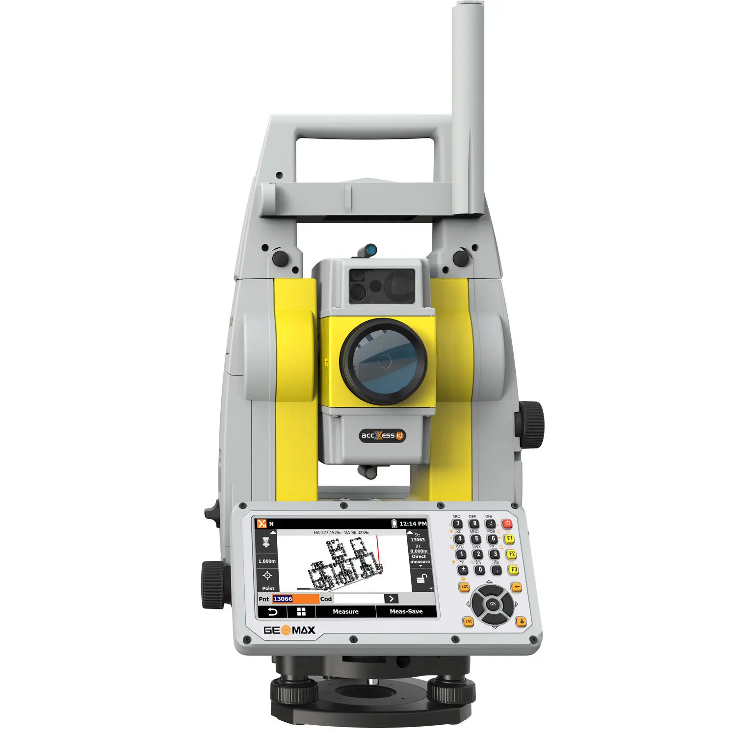 Reflectorless total station - ZOOM95 - GeoMax - with prism