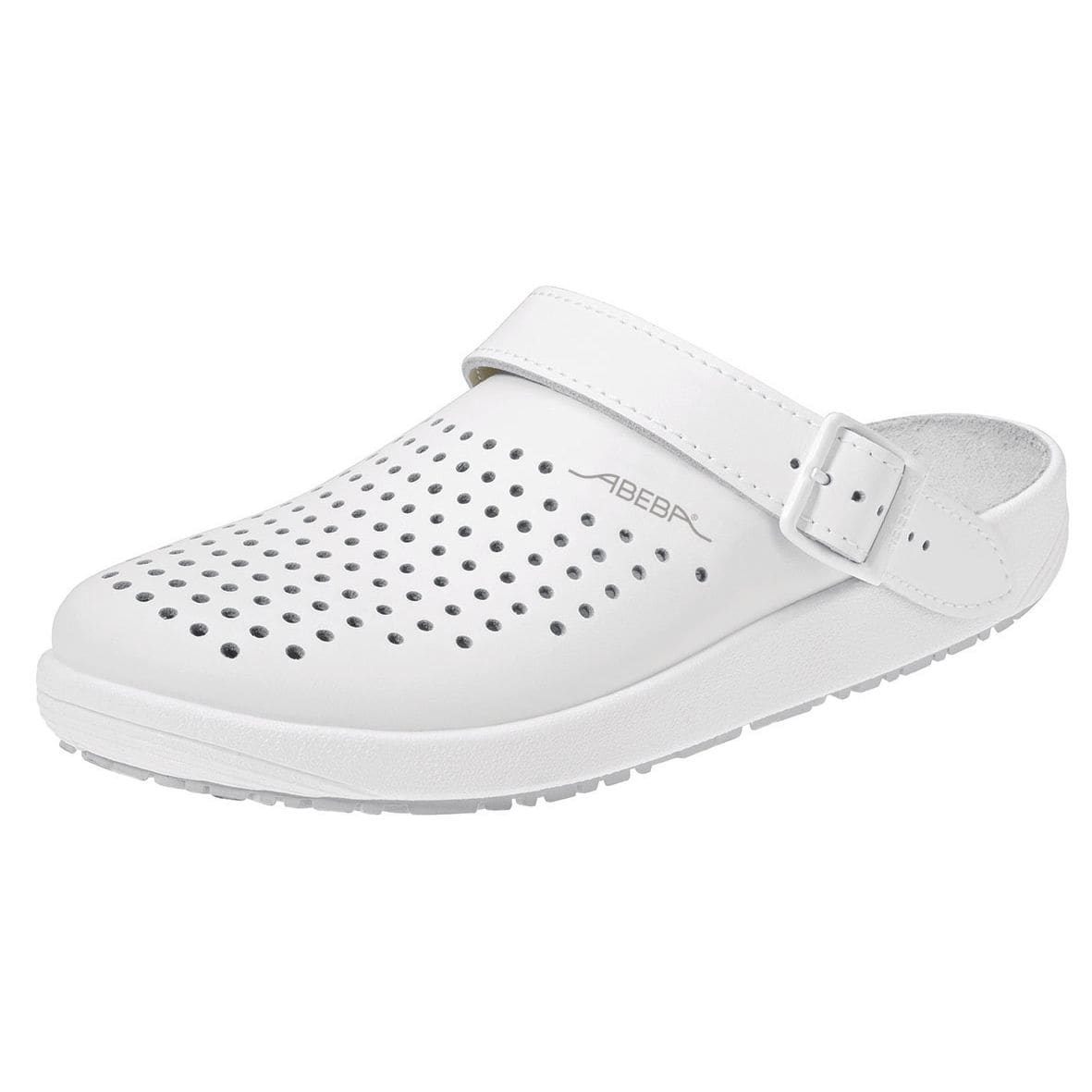 Anti-slip clog - RUBBER 93 series - ABEBA - anti-static / leather / OB