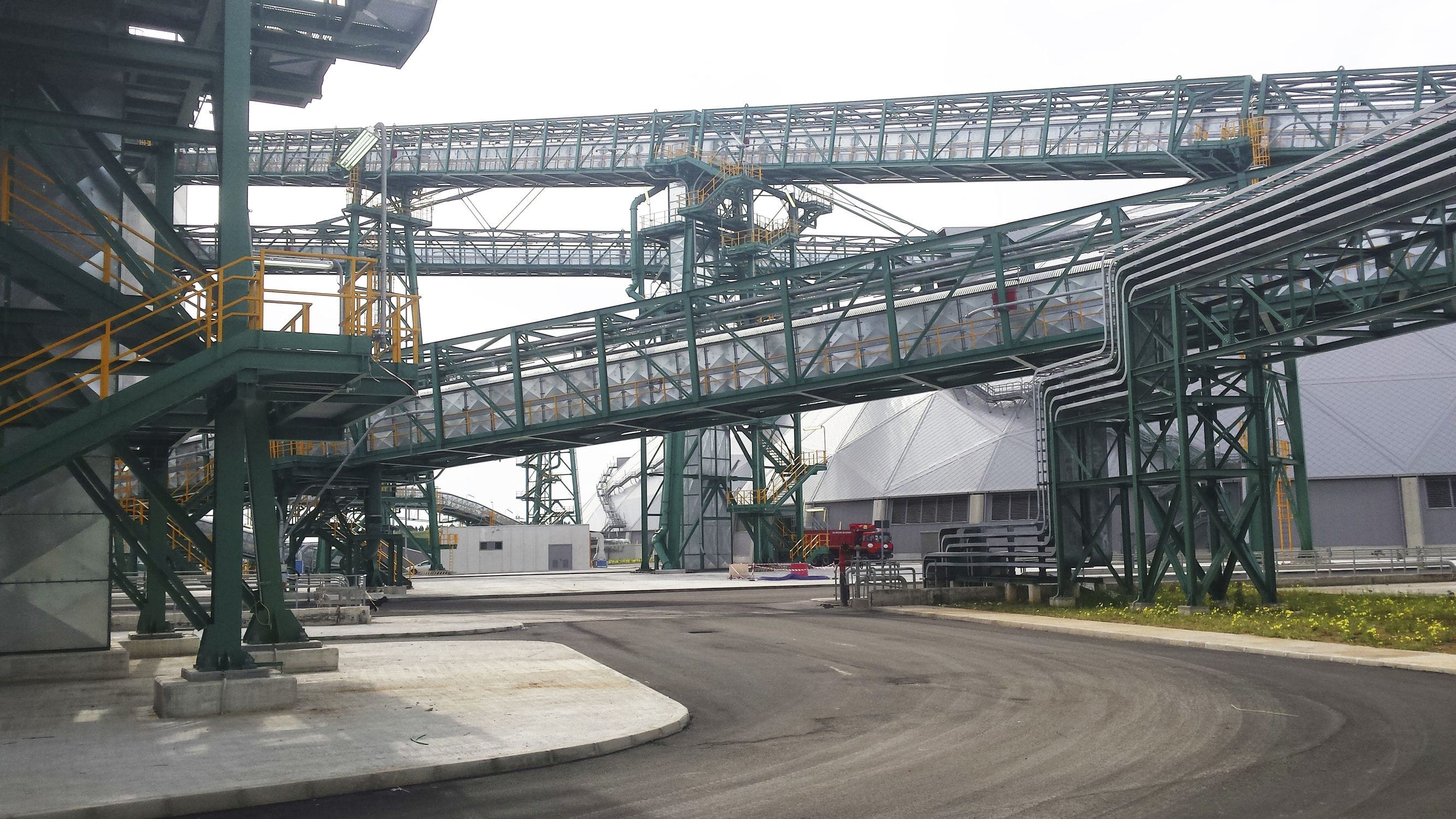 Belt conveyor FAM for the mining industry / horizontal / stationary