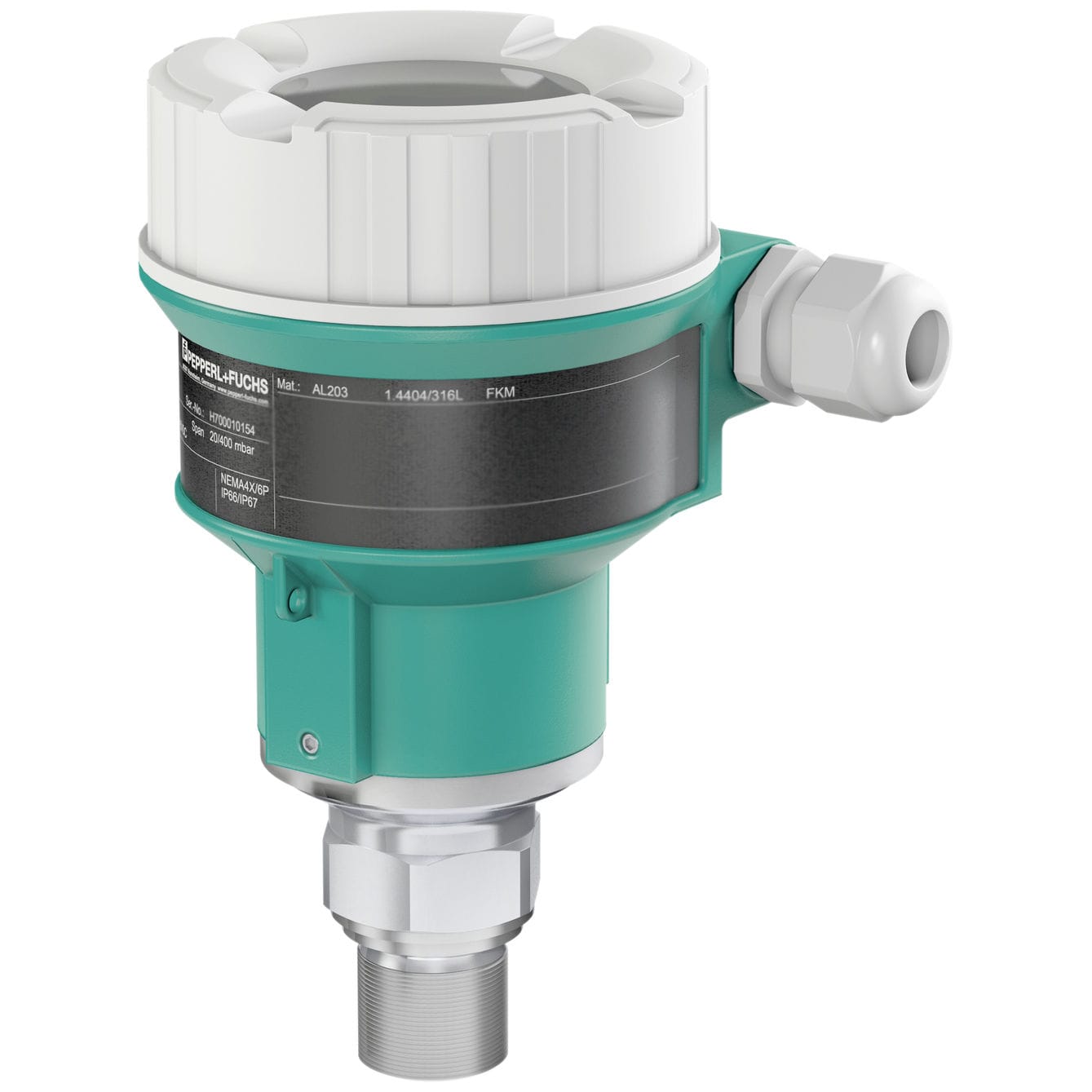 Hydrostatic level sensor Pepperl+Fuchs SE for liquids / stainless steel