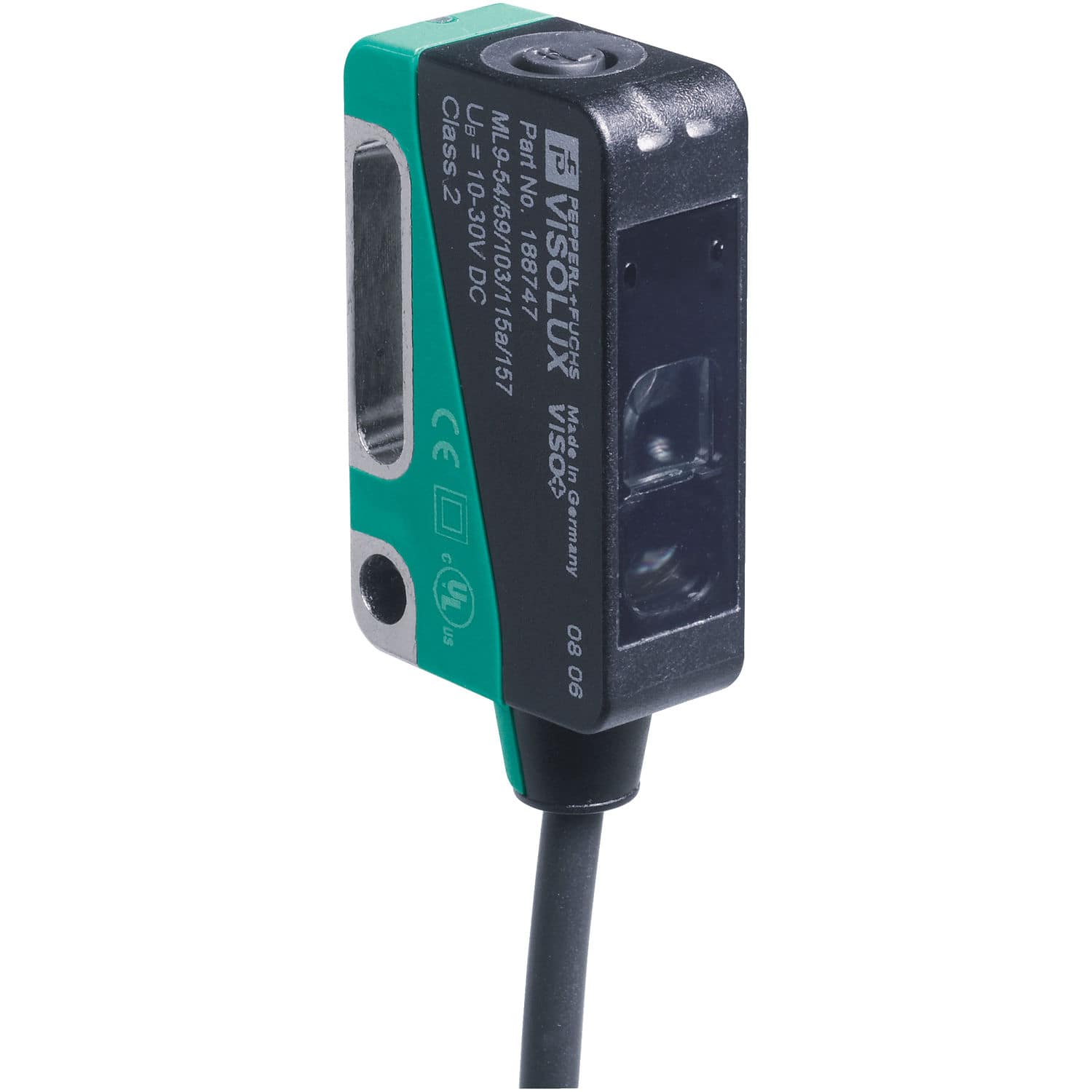 Retroreflective photoelectric sensor Pepperl+Fuchs SE rectangular / cylindrical / infrared