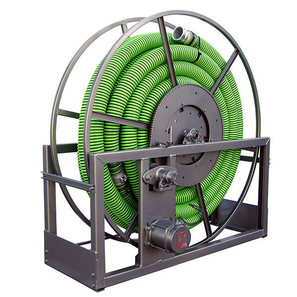 Vacuum hose reel VAC HANNAY REELS manual / motorized / fixed