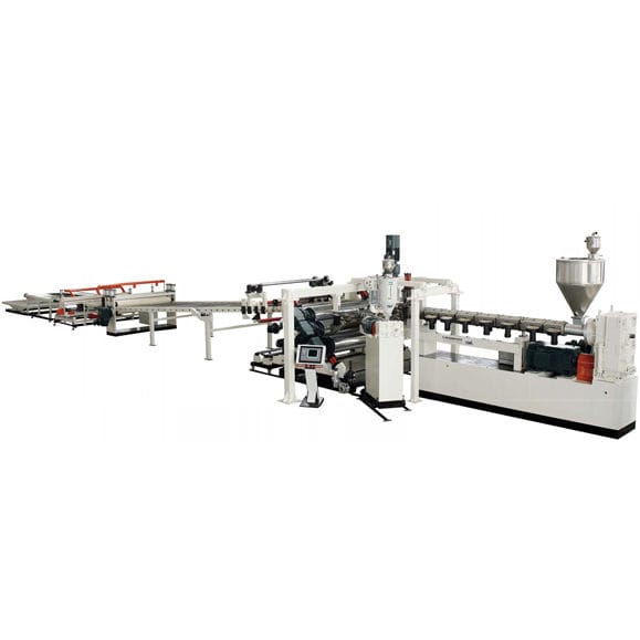 Plastic sheet extrusion line JW1 series Jwell Extrusion Machinery