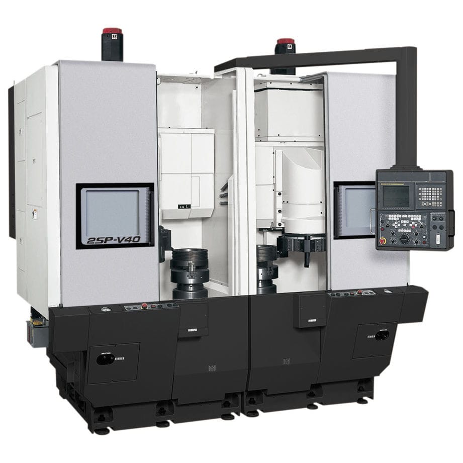 CNC lathe - 2SP-V40 - OKUMA - vertical / 4-axis / column type