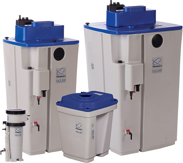 Gravity separator QCS series Quincy Compressor condensate