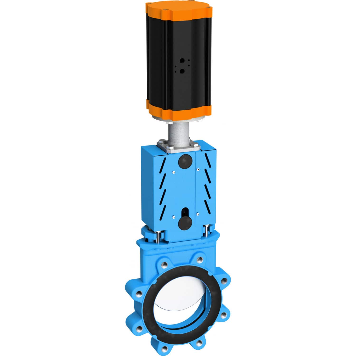 Knife gate valve WB 14 EBRO ARMATUREN Gebr. Bröer GmbH with handwheel / electric