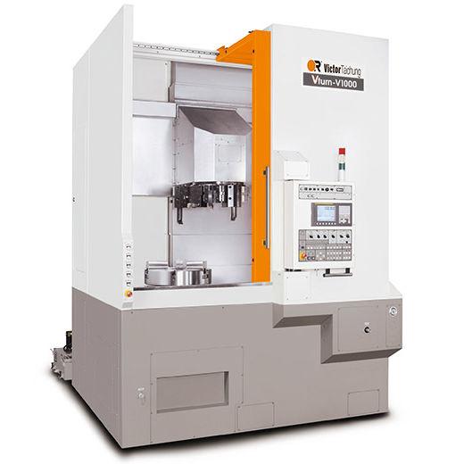 CNC turning center - VTURN-V1000 - VICTOR - vertical / 2-axis / large