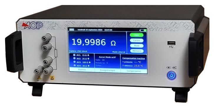 Digital microhmmeter - OM 37 - AOIP - portable / bench-top / for aircraft