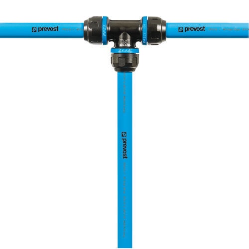 Compressed air fitting PPS1 T Prevost socket / T / aluminum