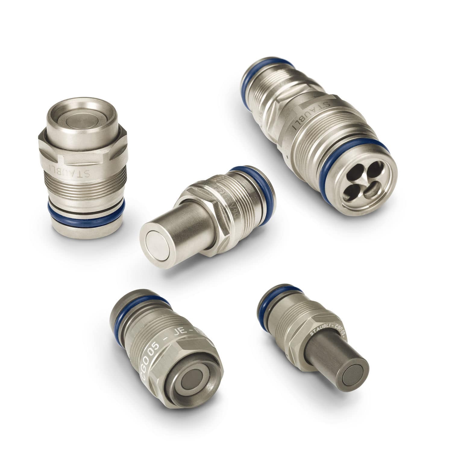 Nonspill fitting CGO Stäubli Fluid Connectors hydraulic