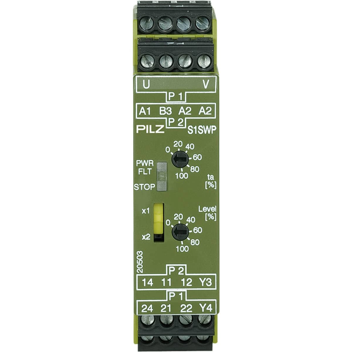 Voltage monitoring relay S1SW PILZ power / threephase / AC/DC