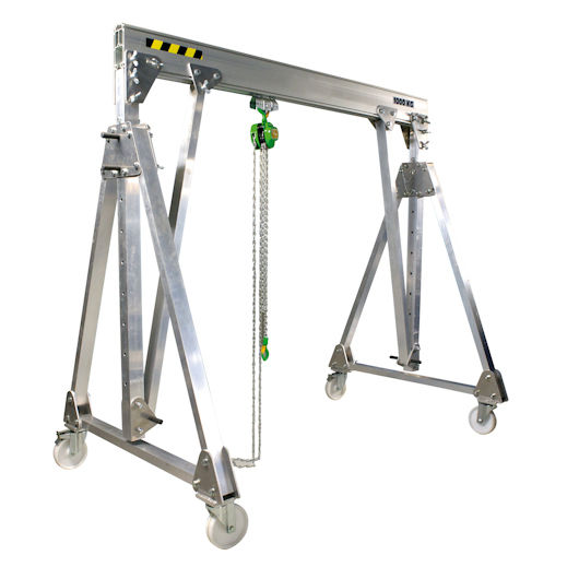 Gantry crane on casters 918 HUCHEZ for / aluminum