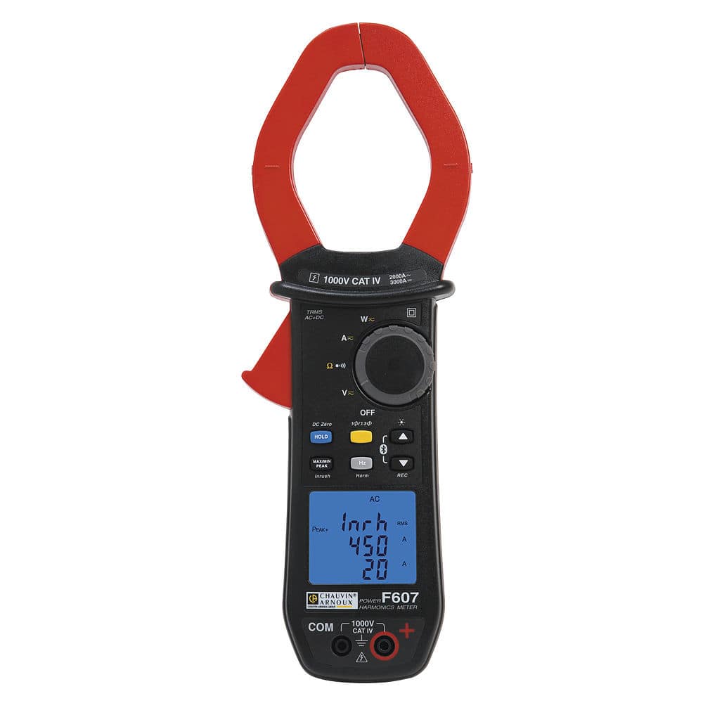 Digital clamp multimeter - F607 - CHAUVIN ARNOUX - portable / 1000 V ...