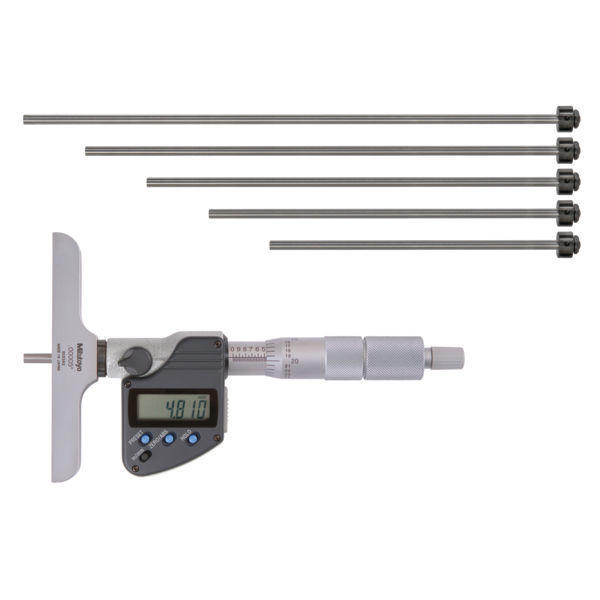 Depth micrometer - 329 series - MITUTOYO - digital display / ratchet