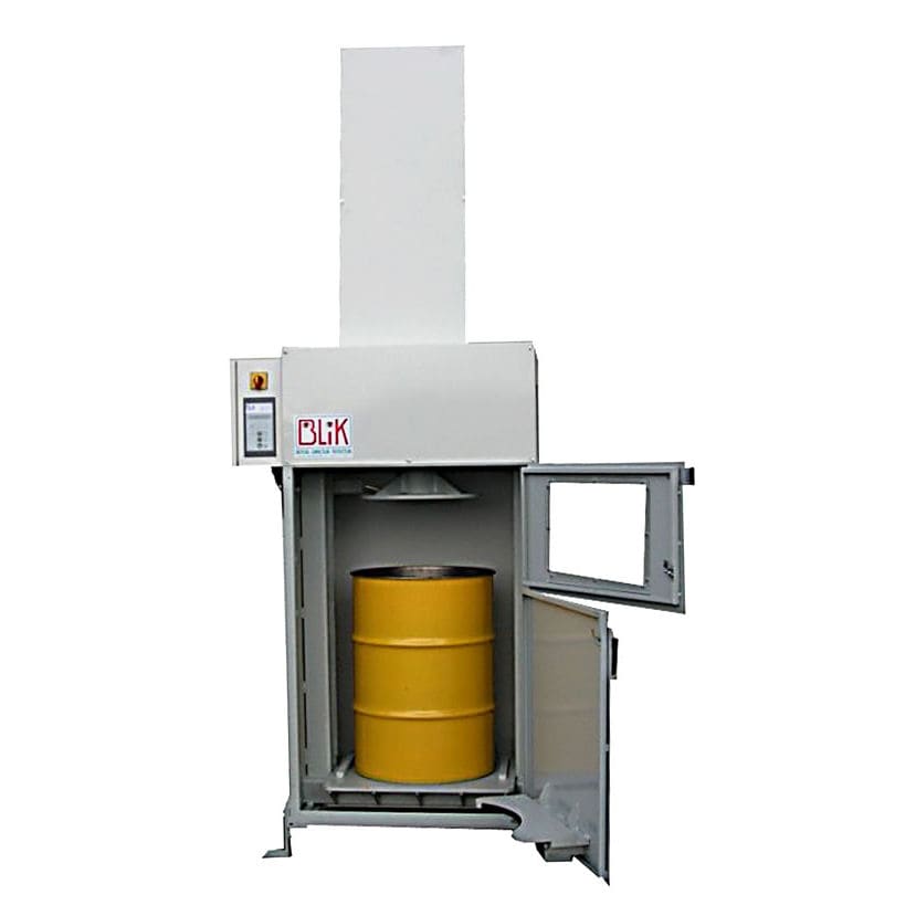 Hazardous waste compactor DISCOFUT BLIK stationary