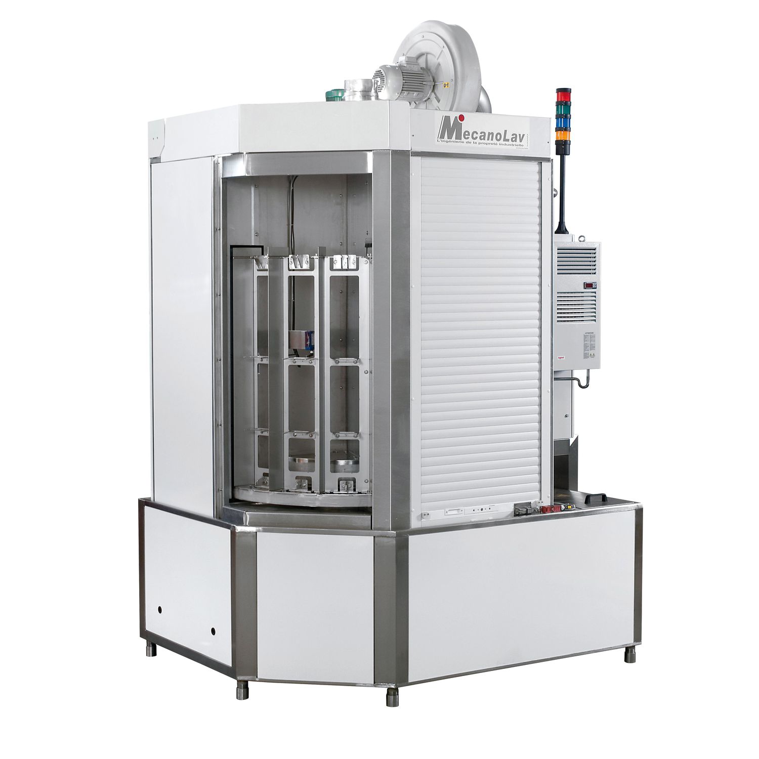 Cleaning machine with carousel Carrousel MECANOLAV water