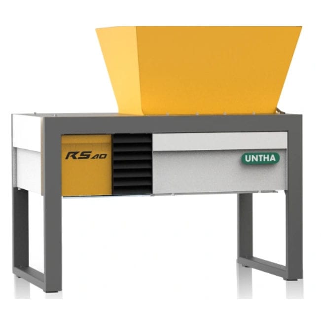 Primary shredder RS30/40 UNTHA shredding technology fourshaft