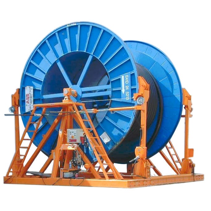 Cable drum unwinder DVF50 CABLE EQUIPEMENTS motorized