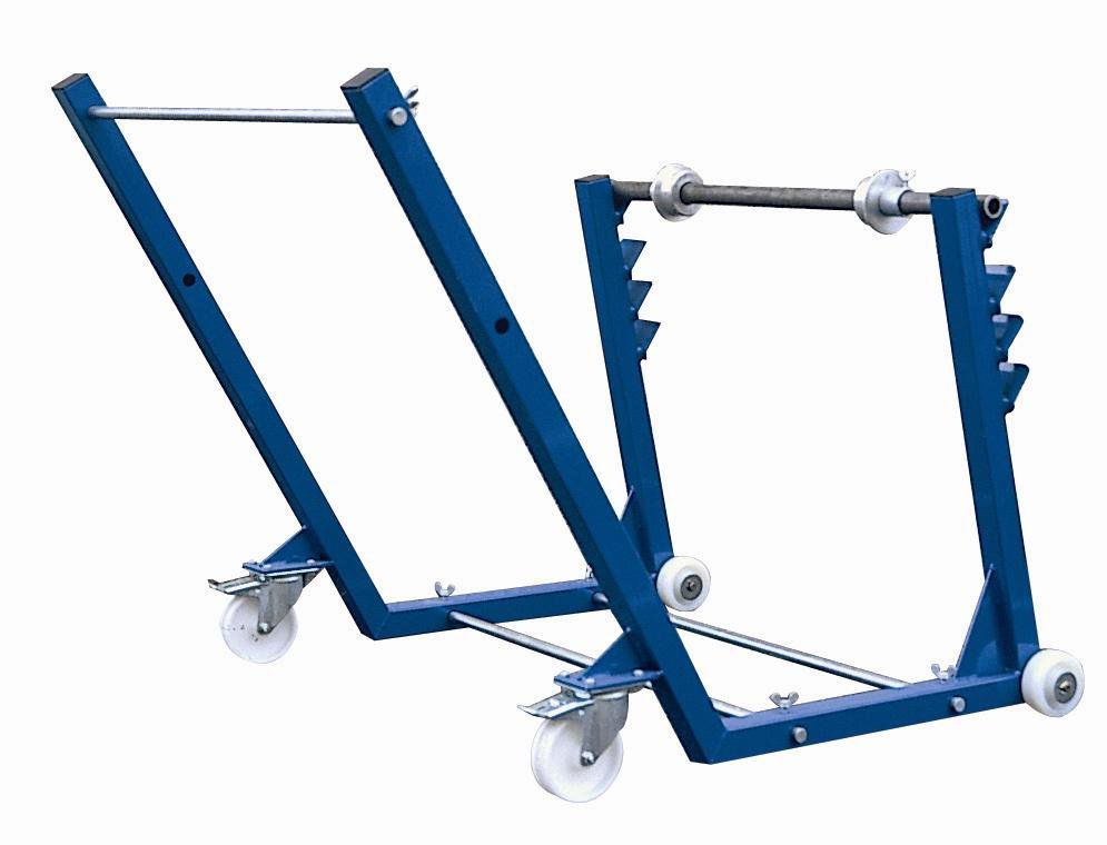 Cable drum unwinder ST2 CABLE EQUIPEMENTS mobile / with shaft