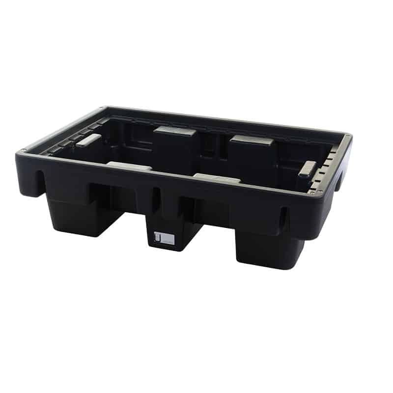 2-drum containment bund - BPJ0230 - MANERGO - multi-use / LLDPE / stacking