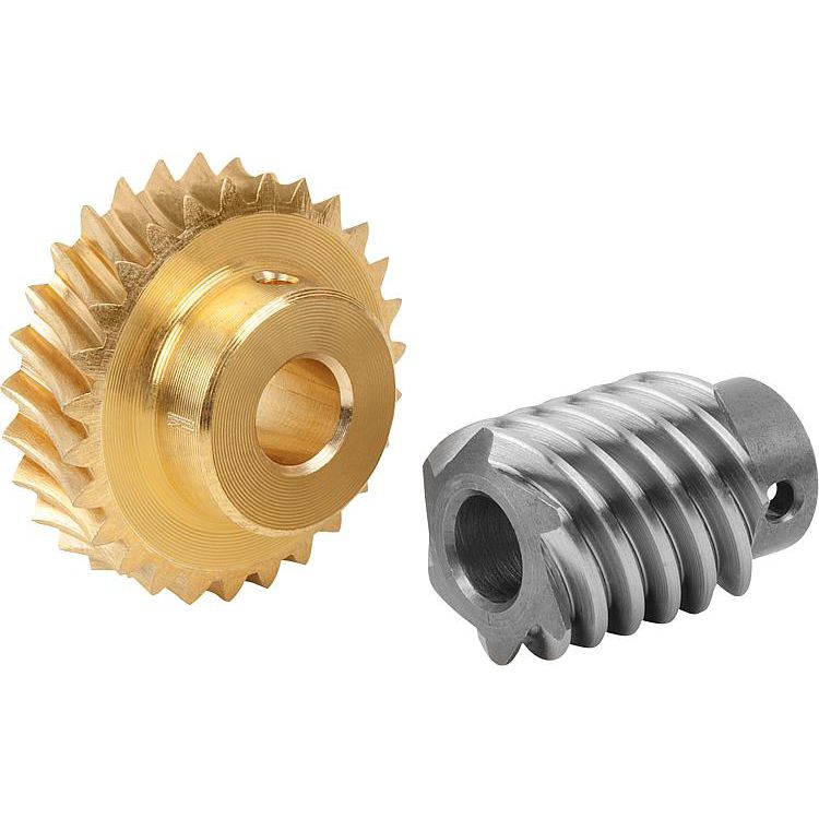 Worm gear 22500 norelem Éléments standard mécaniques helical