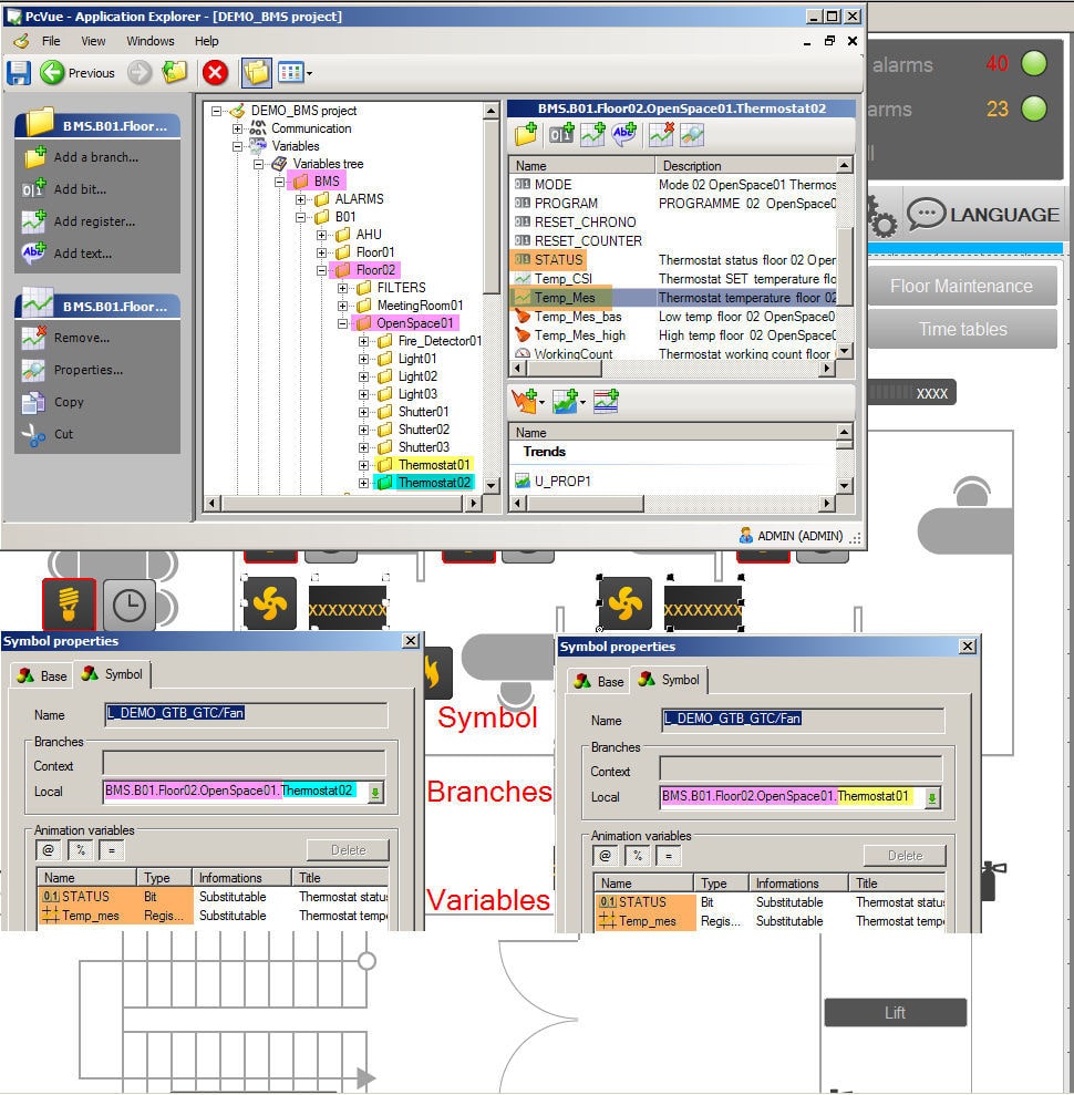 Database software - ARC Informatique - alarm / real-time