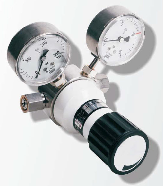 Gas pressure regulator E61VCR Spectron Gas Control Systems GmbH