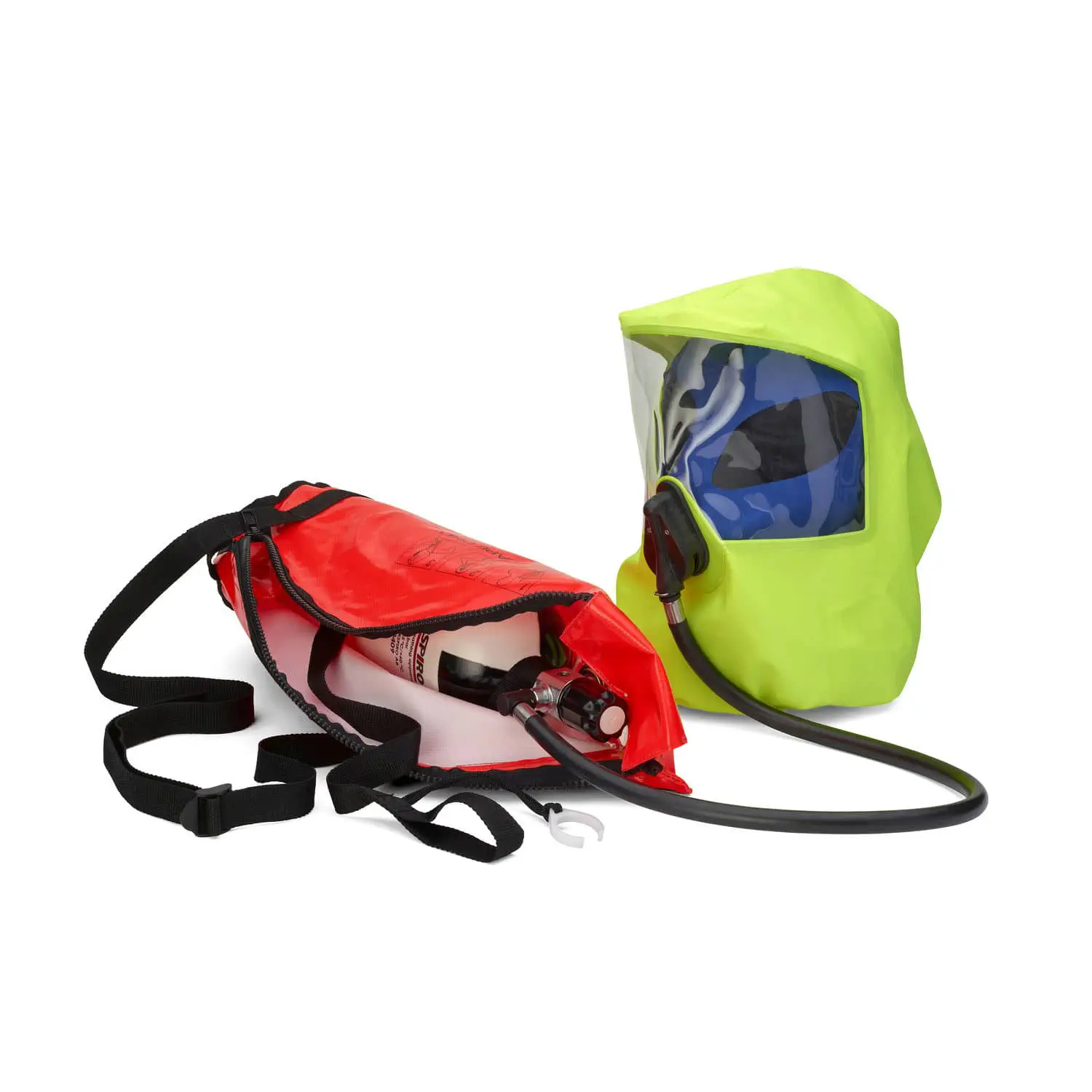 Helmet with respirator - Spiroscape EEBD - Interspiro