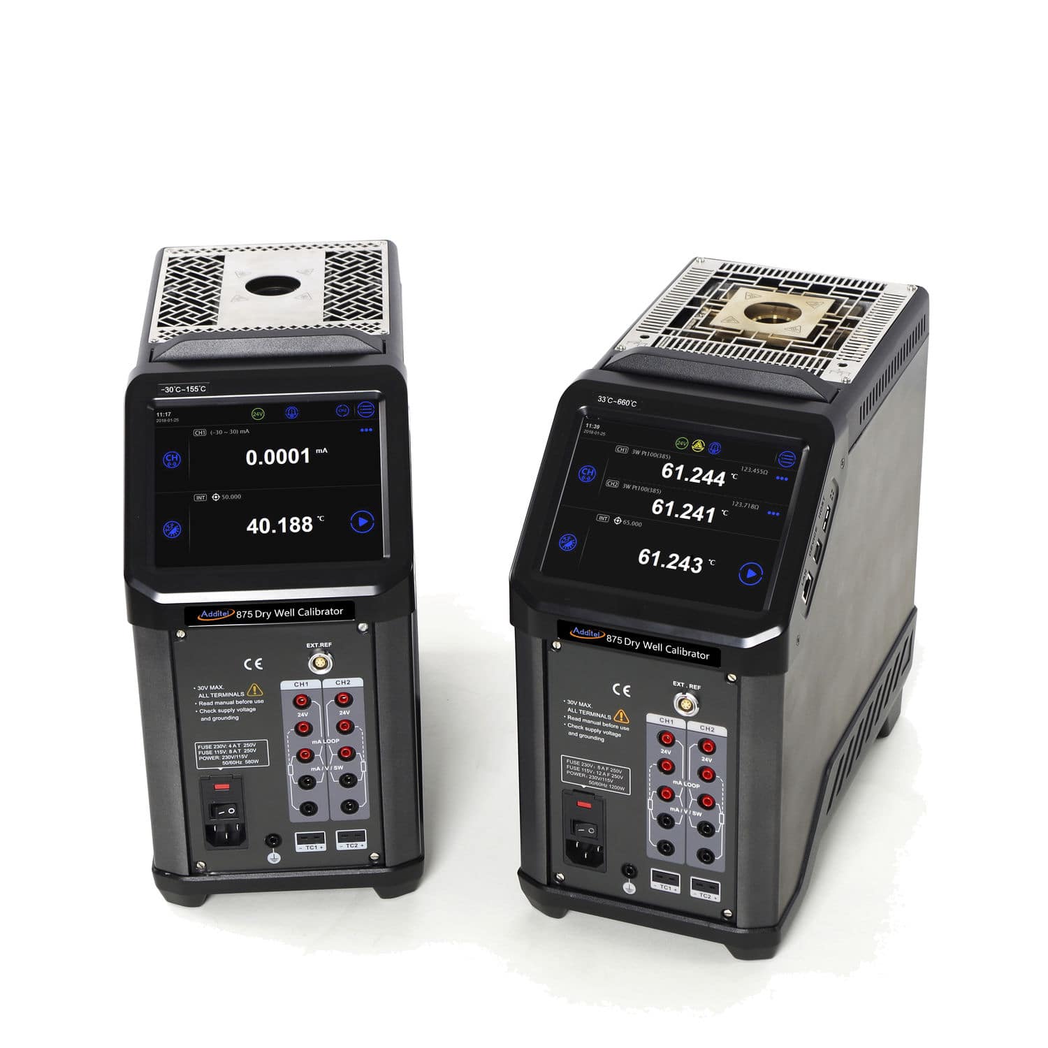 Temperature calibrator ADT875 Additel Corporation portable / dry