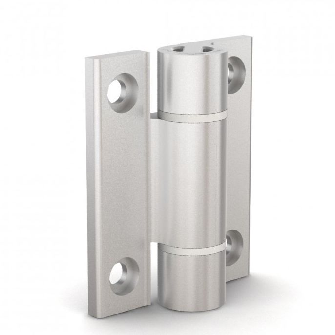 Spring hinge - 72-1-4220 - PINET INDUSTRIE - aluminium / screw-in / 180°