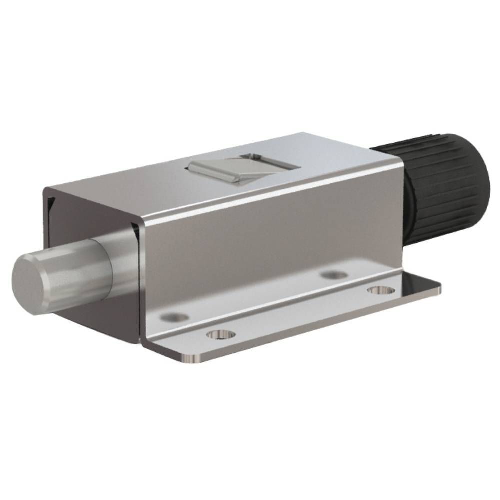 Sliding bolt latch - 16-1-9008 - PINET INDUSTRIE - steel / stainless ...