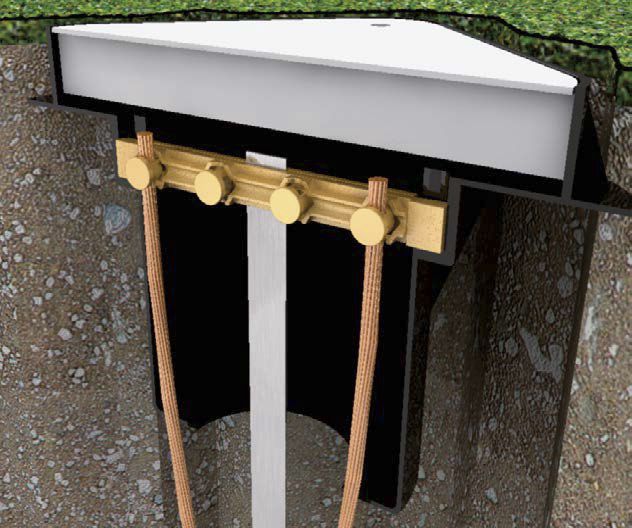 Grounding busbar Aplicaciones Tecnológicas, S.A. copper / stainless