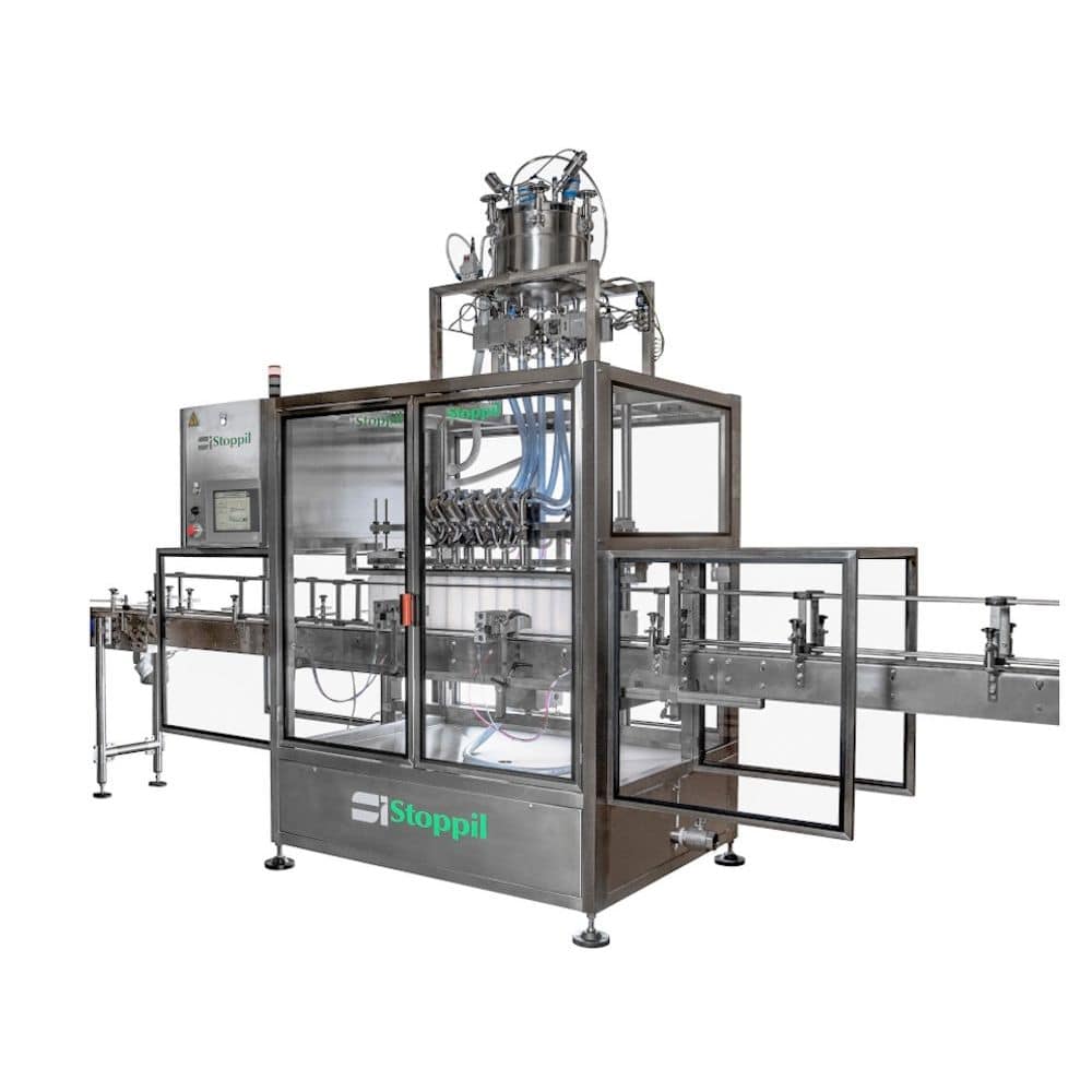 Stipule Machine Automatic filling machine - Premium - STOPPIL - bottle / for chemical ...