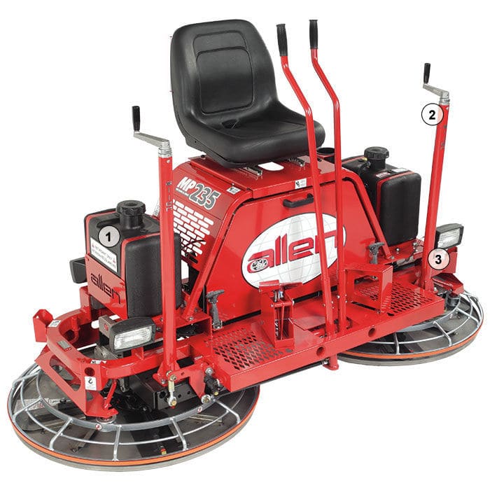 Rideon power trowel TR MP 235 EDGER Allen Engineering Corporation