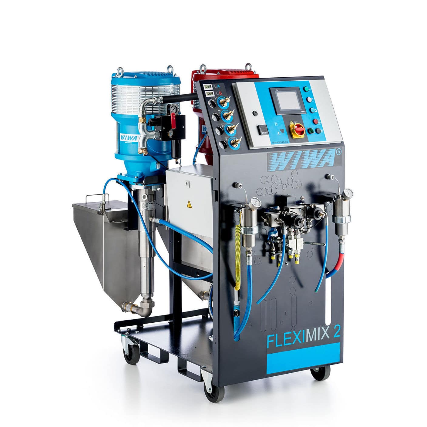 Mobile spray unit - FLEXIMIX 2 HERKULES GX - WIWA - paint