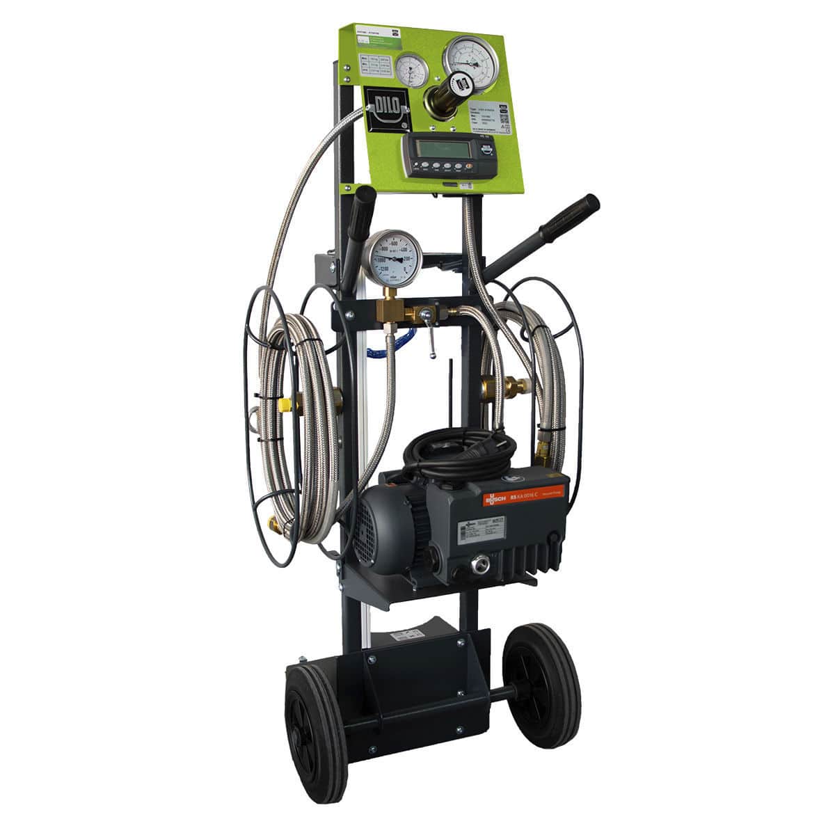 Cylinder cart gas evacuating and refilling device CA30014R002