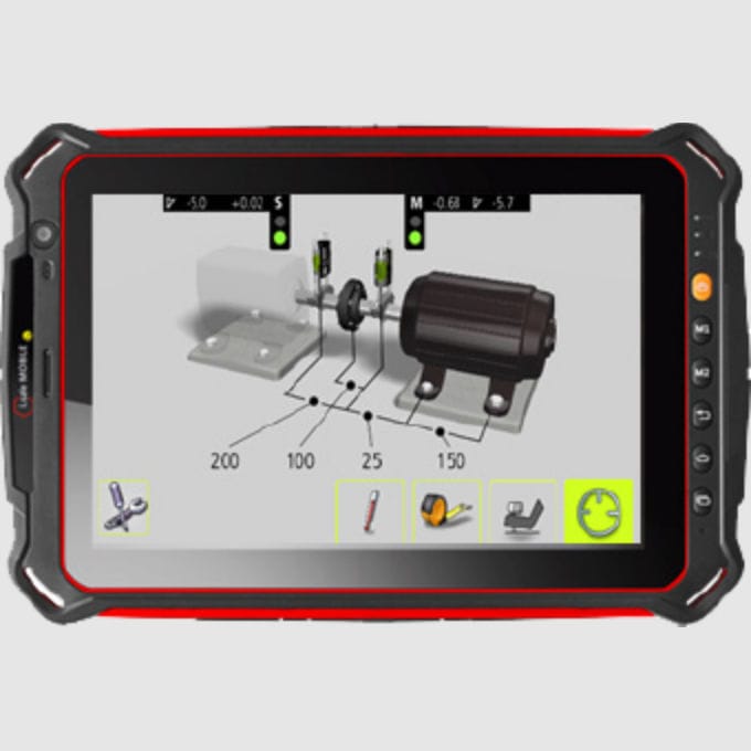 Laser alignment tool EXO ACOEM shaft / measurement